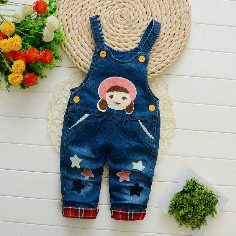 Fashion Cartoon Print Cotton Pants for Baby Girls - Stylus Kids