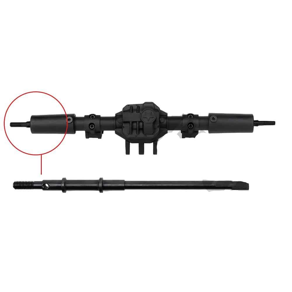 Plastic Front and Rear Complete Axle for SCX10 - Stylus Kids