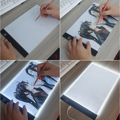 Dimmable LED Drawing Tablet - Stylus Kids