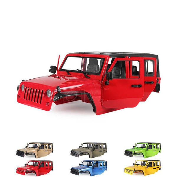 Jeep Wrangler JK Rubicon 4 Door Hard Body Shell Kit for SCX10 - Stylus Kids