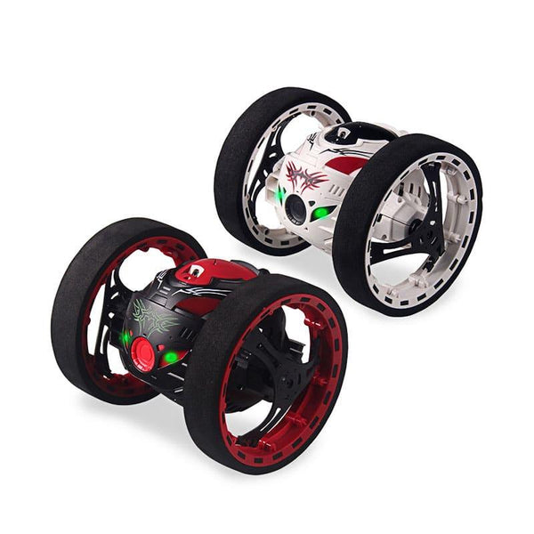 RC Bounce Jumping Car With LED Light & Flexible Tires - Stylus Kids