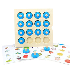 Compact Wooden Memory Matching Game - Stylus Kids