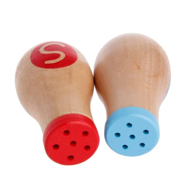 Wooden Saltcellar Educational Toys Pair - Stylus Kids