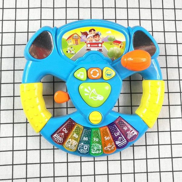 Colorful Musical Steering Wheel with Lights - Stylus Kids