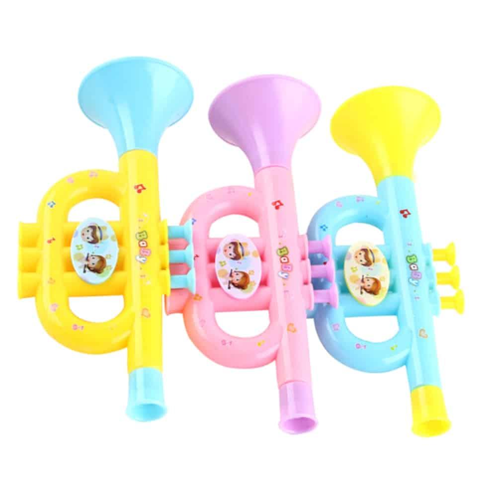 Kids' Colorful Trumpet Toy - Stylus Kids