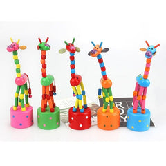 Colorful Flexible Giraffe Wooden Toy - Stylus Kids