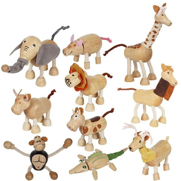 Wooden Animal Toy Model - Stylus Kids