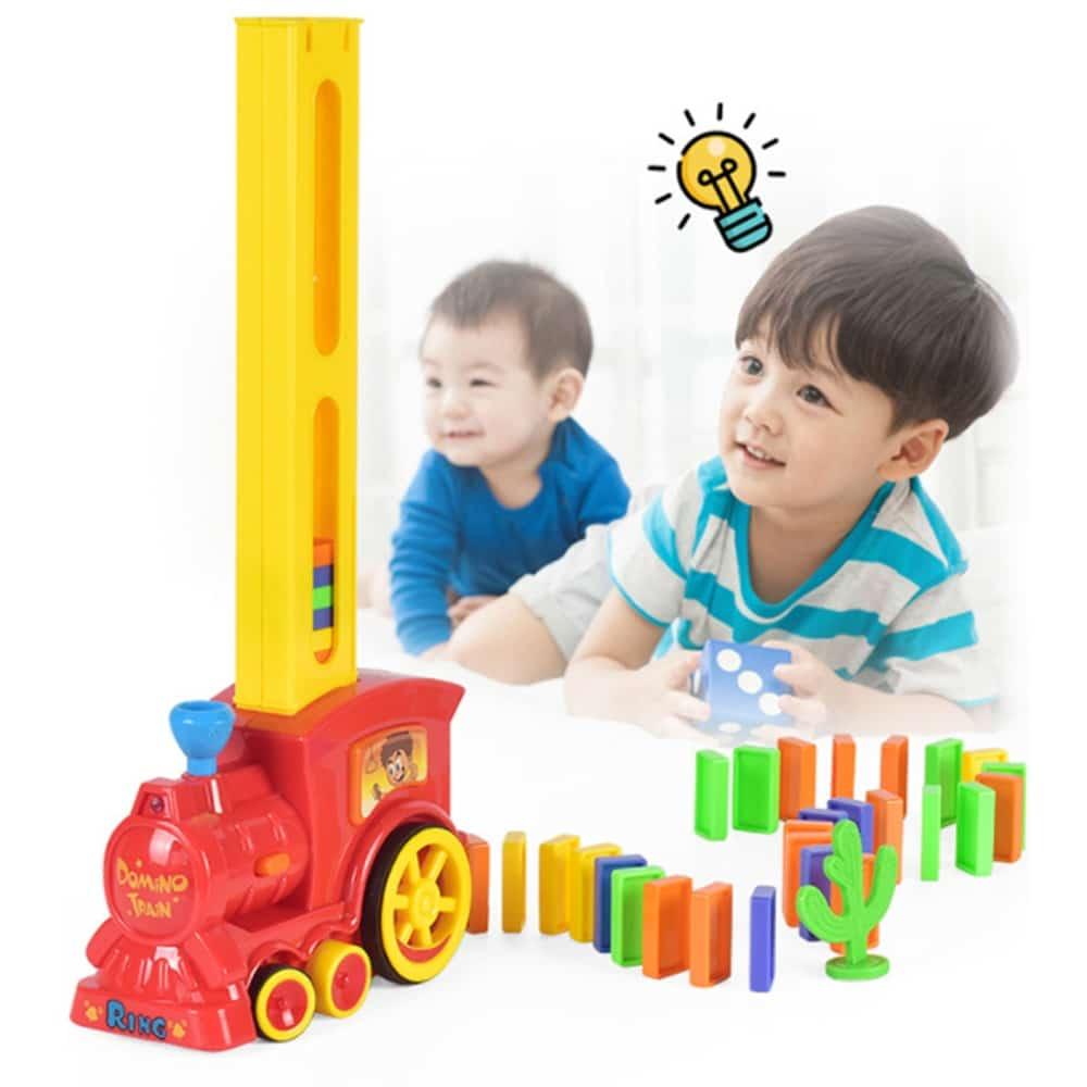 Automatic Train with Colorful Domino - Stylus Kids