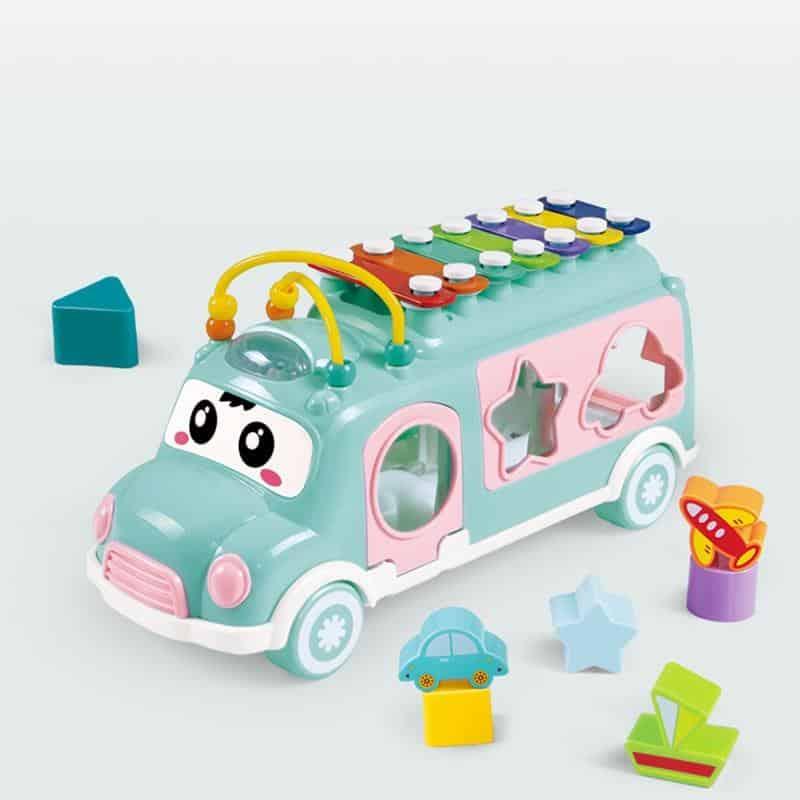 Baby's Educational Musical Bus Toy - Stylus Kids
