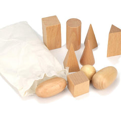 Wooden Geometric Shapes Toys Set - Stylus Kids