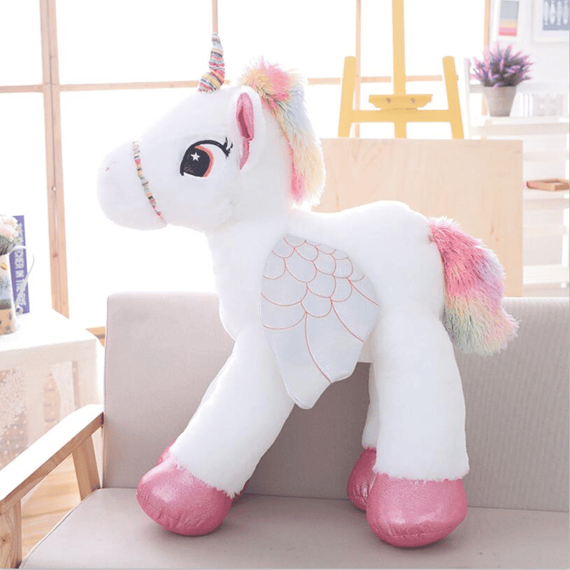 Large Winged Unicorn Soft Plush Stuffed Toy - Stylus Kids