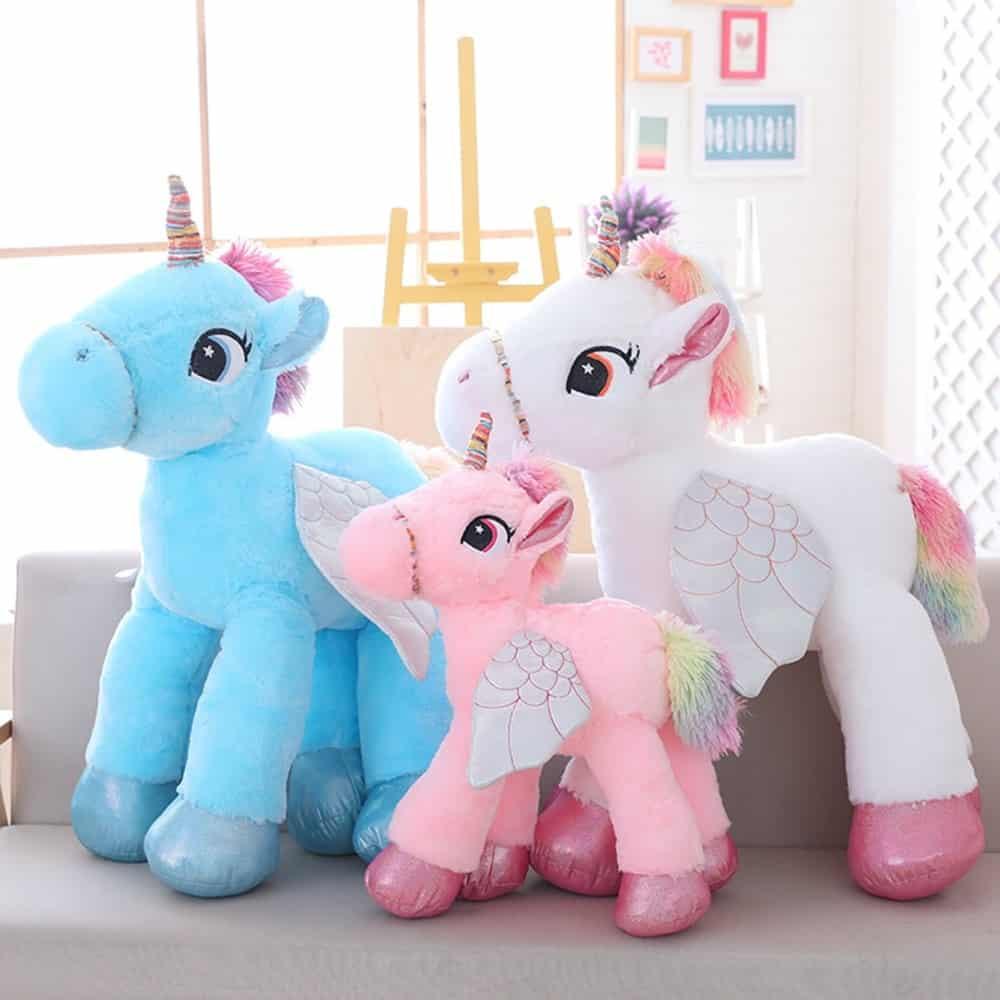 Large Winged Unicorn Soft Plush Stuffed Toy - Stylus Kids