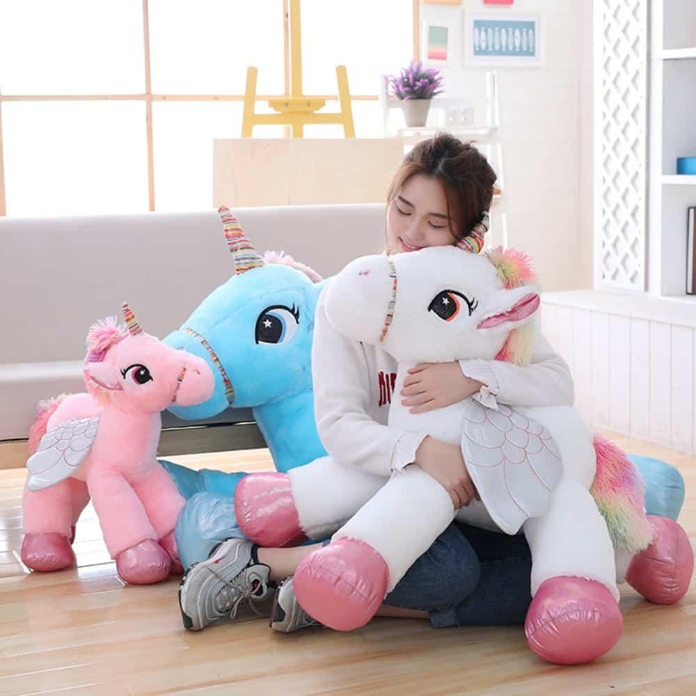 Large Winged Unicorn Soft Plush Stuffed Toy - Stylus Kids