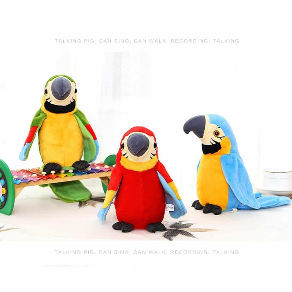 Talking Plush Parrot Toy - Stylus Kids