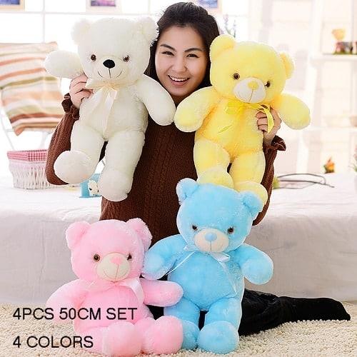 Luminous Bear Plush Toy - Stylus Kids