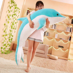 Blue / Pink Plush Dolphin Toy - Stylus Kids