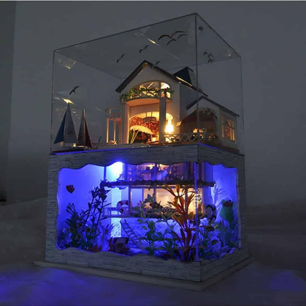 Miniature Sea World DIY Doll House with Furniture - Stylus Kids