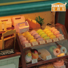 Miniatura Coffee and Cake Shop DIY Doll House Kit - Stylus Kids