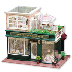 Miniatura Coffee and Cake Shop DIY Doll House Kit - Stylus Kids
