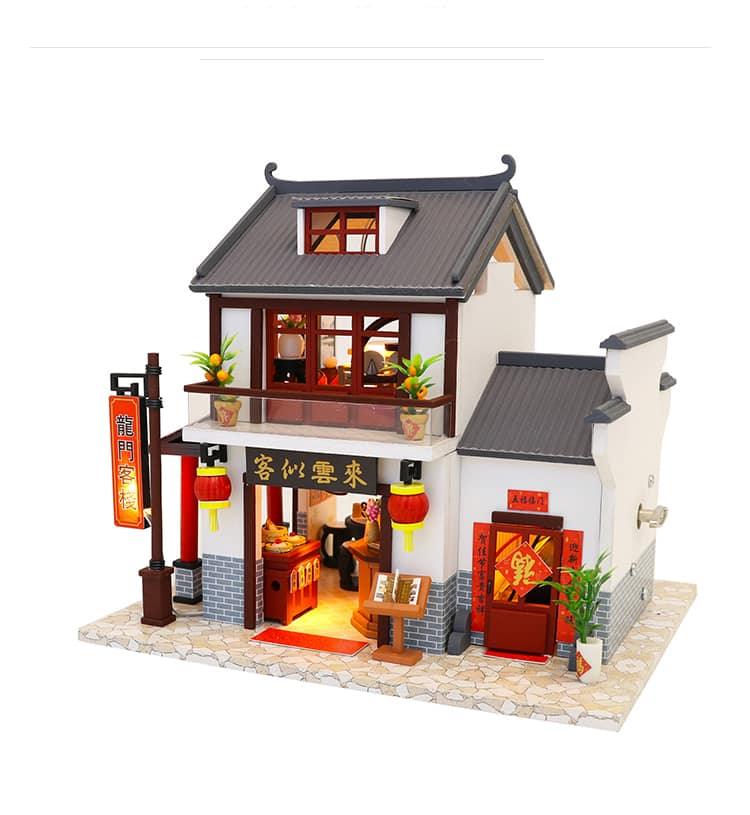 Luxury Miniature Wooden DIY Doll House with Furniture - Stylus Kids