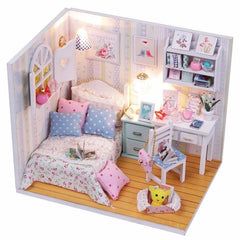 Miniature 16 Styles DIY Doll House with Furniture - Stylus Kids
