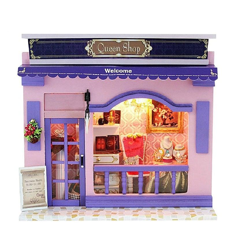 Miniatura Wooden Jewerly Store DIY Doll House - Stylus Kids