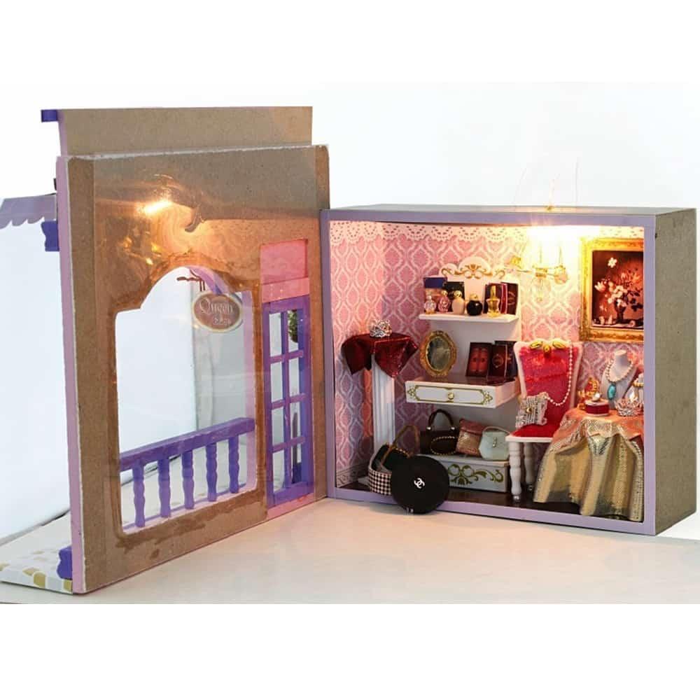 Miniatura Wooden Jewerly Store DIY Doll House - Stylus Kids