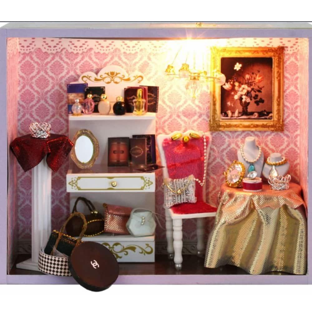 Miniatura Wooden Jewerly Store DIY Doll House - Stylus Kids