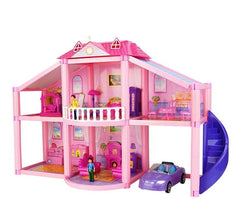 Large Size Colorful Plastic Doll House - Stylus Kids