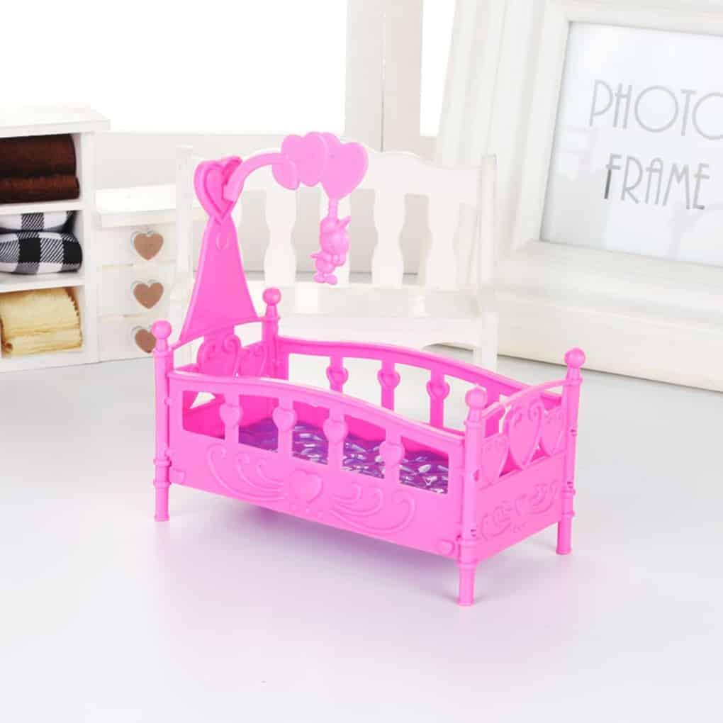 Pink Cradle Bed for Baby Doll - Stylus Kids