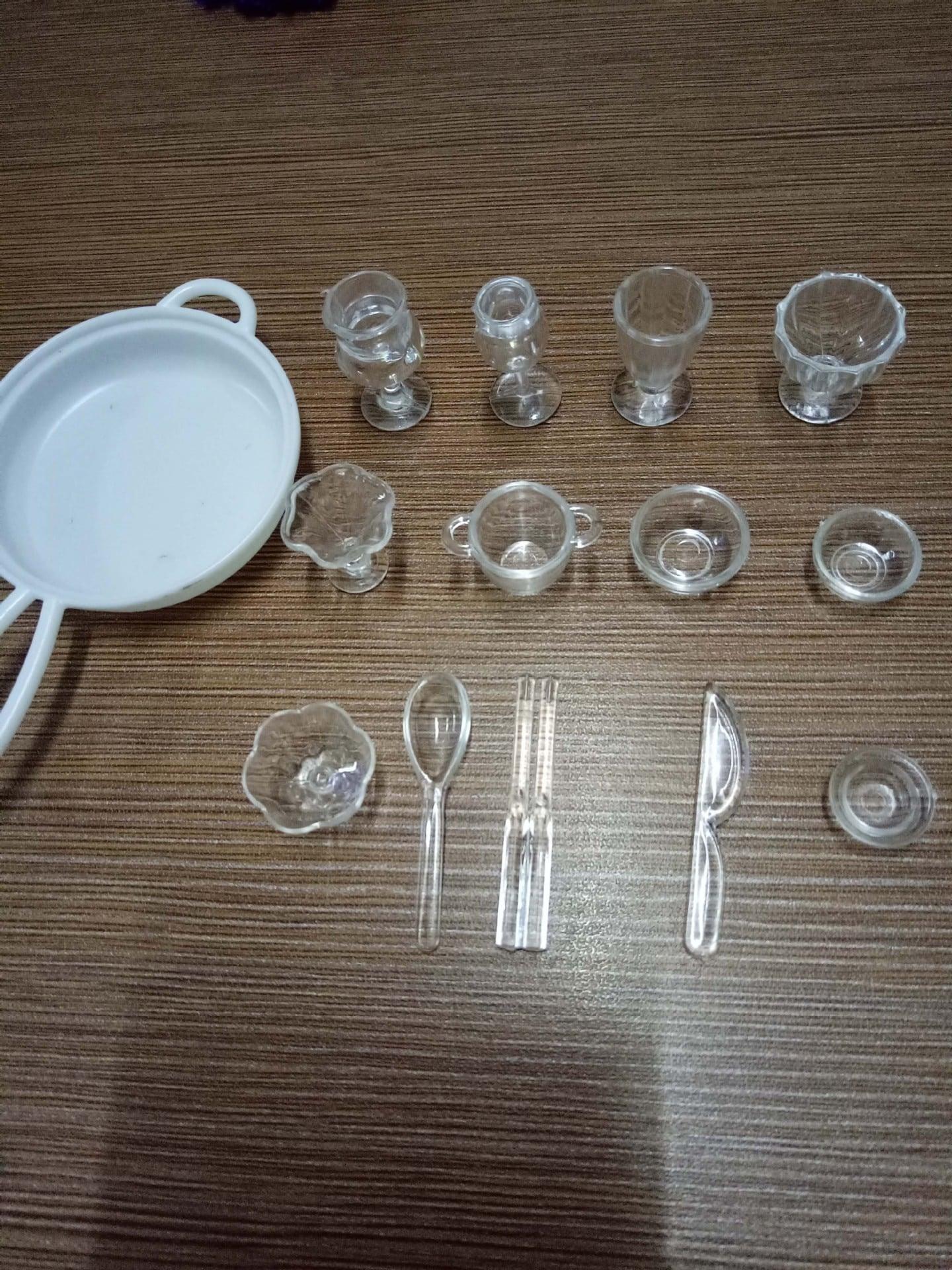 Miniature Resin Tableware Set for Doll House - Stylus Kids