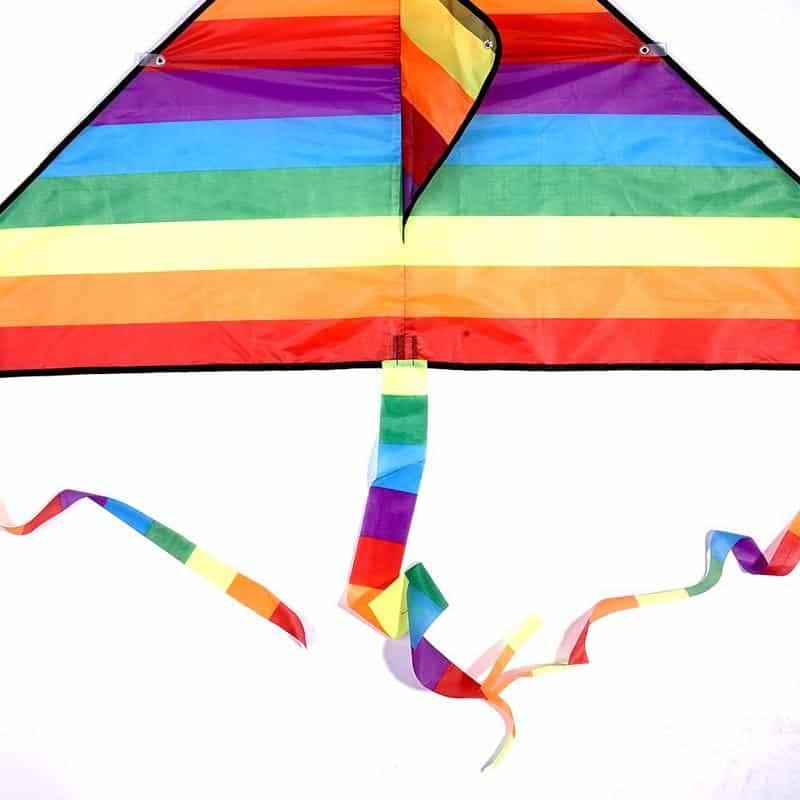 Triangular Rainbow Kite with Line - Stylus Kids