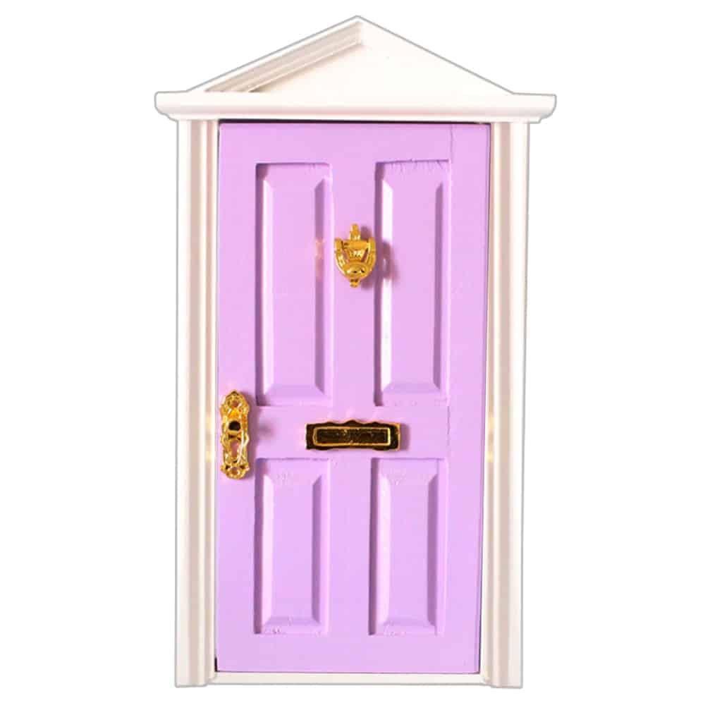 Miniature Colorful Wooden Door for Doll House - Stylus Kids