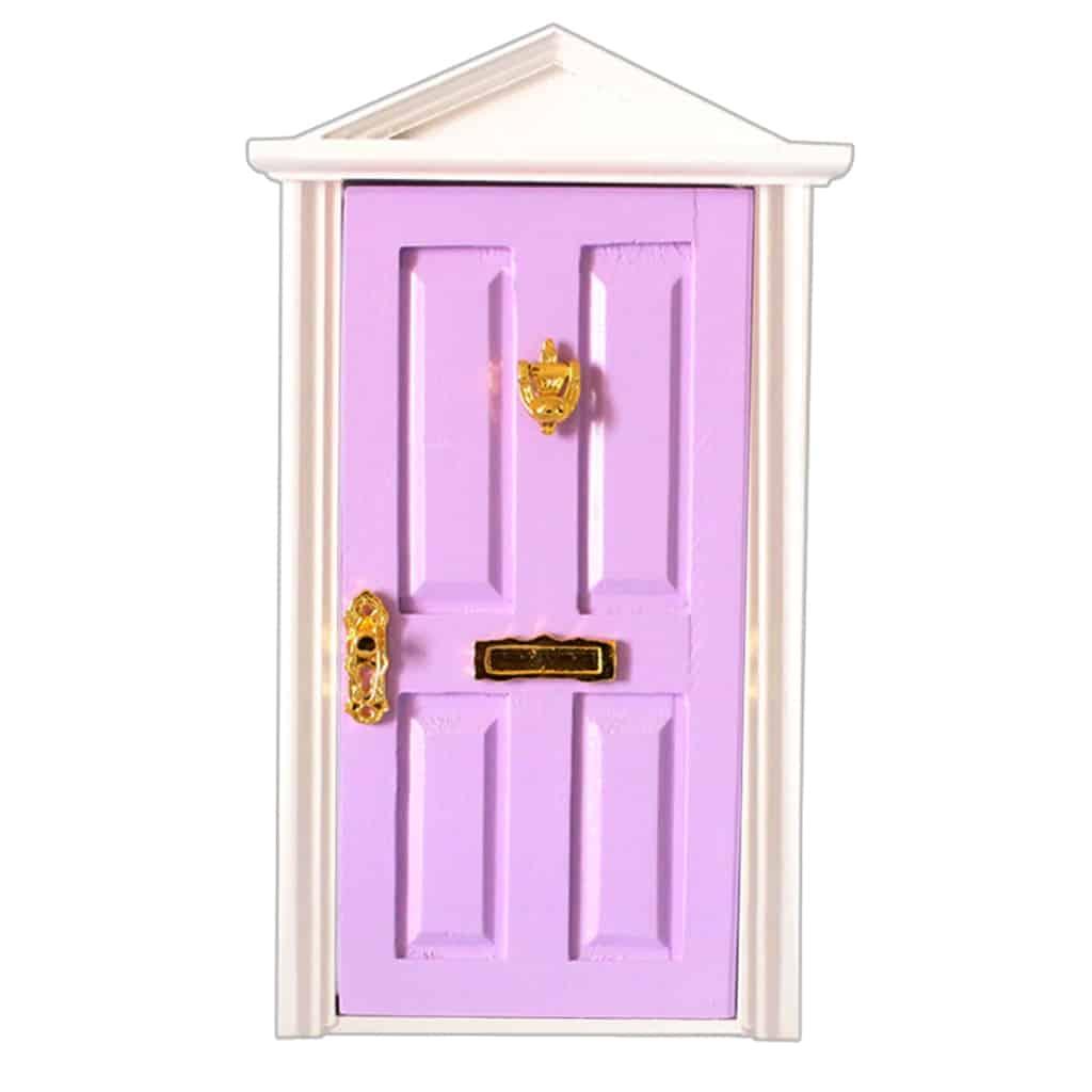 Miniature Colorful Wooden Door for Doll House - Stylus Kids