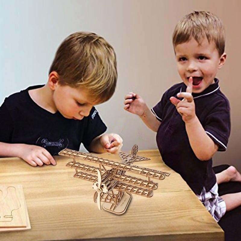 DIY 3D Wooden Animal Building Puzzle - Stylus Kids