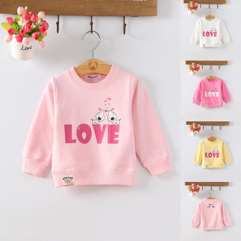 Long Sleeve Baby Shirt with Cartoon Prints - Stylus Kids