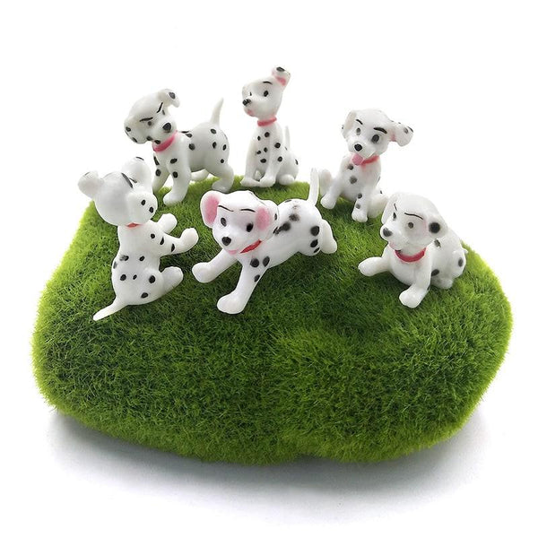 Mini Dalmatian Dog Figurines Set - Stylus Kids