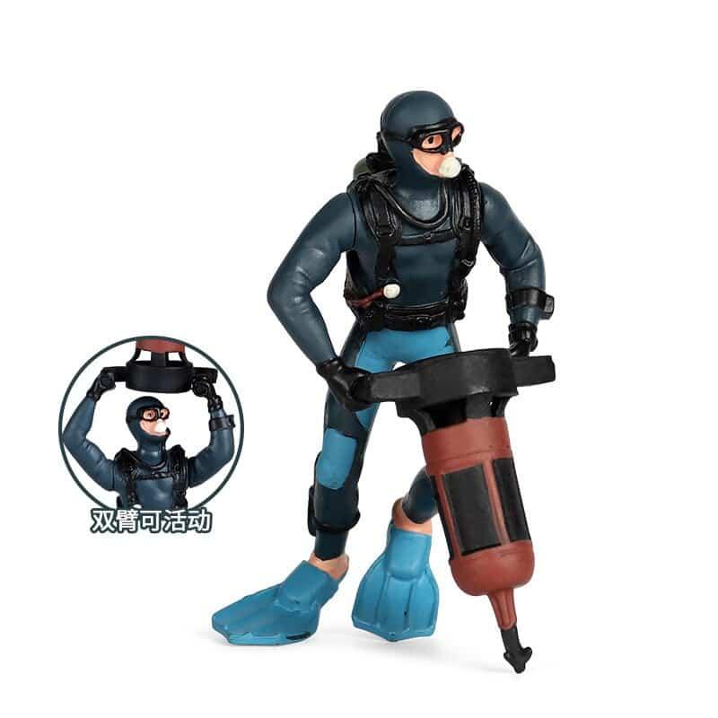 Seabed Diver Action Figure - Stylus Kids