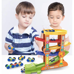 Mini Cars and Wooden Track Road Set - Stylus Kids