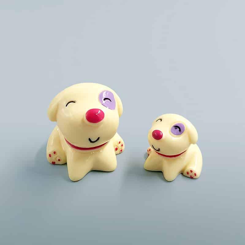 Cute Mini Cartoon Dog Figurines Set - Stylus Kids