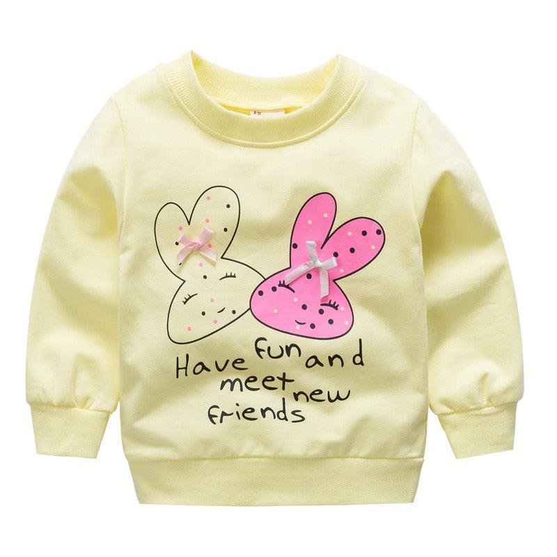 Baby's Cute Printed Long Sleeved Sweatshirt - Stylus Kids