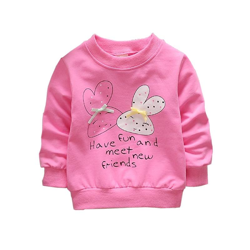 Baby's Cute Printed Long Sleeved Sweatshirt - Stylus Kids