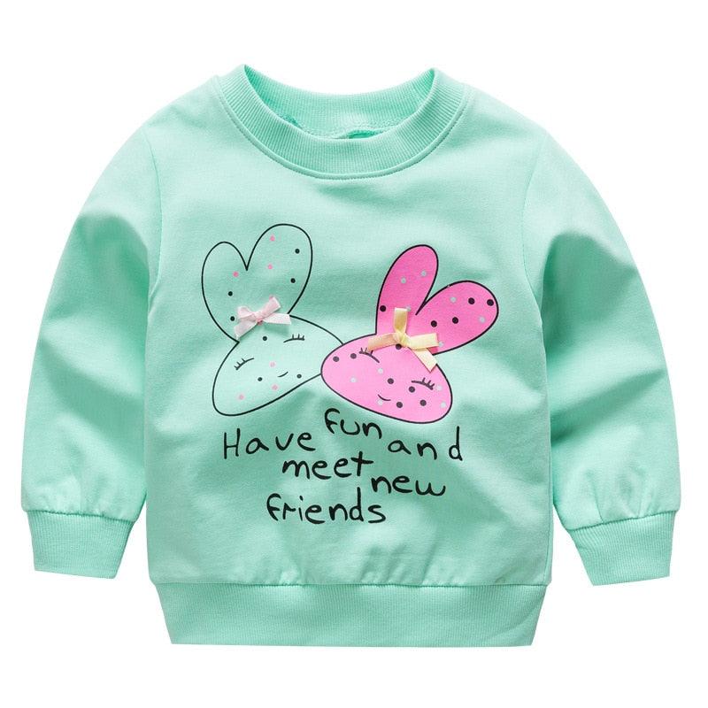 Baby's Cute Printed Long Sleeved Sweatshirt - Stylus Kids