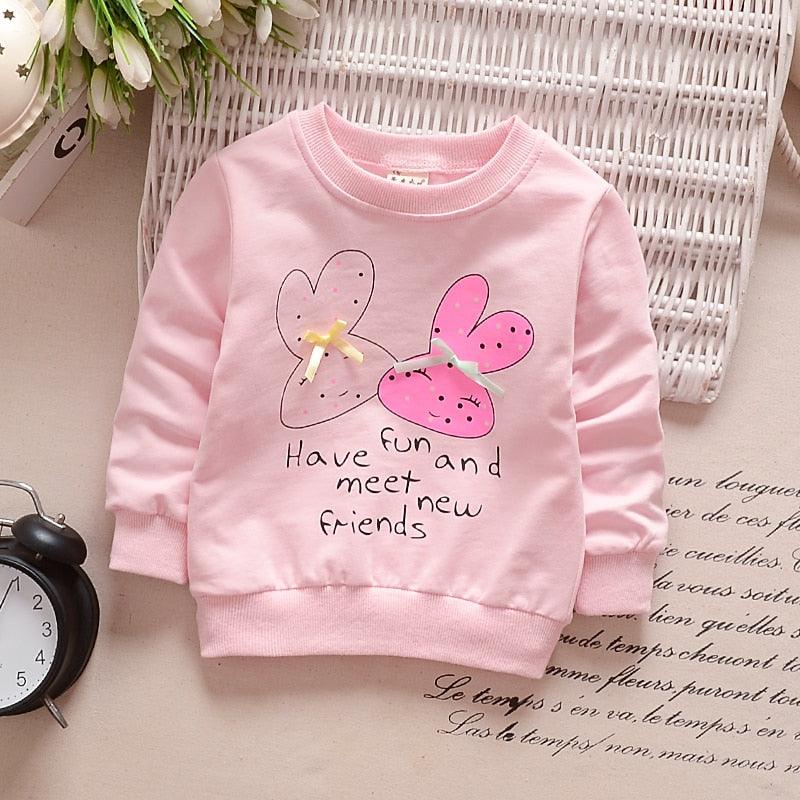 Baby's Cute Printed Long Sleeved Sweatshirt - Stylus Kids