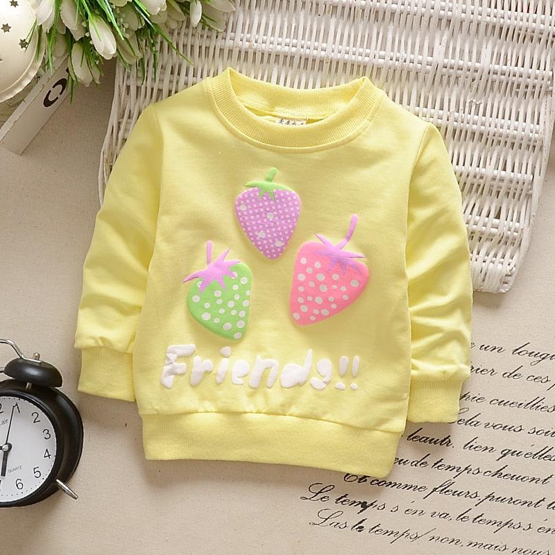 Baby's Cute Printed Long Sleeved Sweatshirt - Stylus Kids