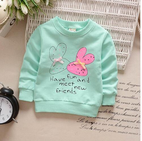 Baby's Cute Printed Long Sleeved Sweatshirt - Stylus Kids