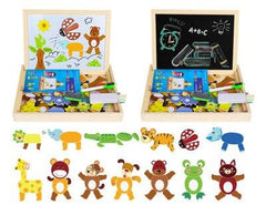 Wooden Magnetic Drawing Board Puzzle - Stylus Kids