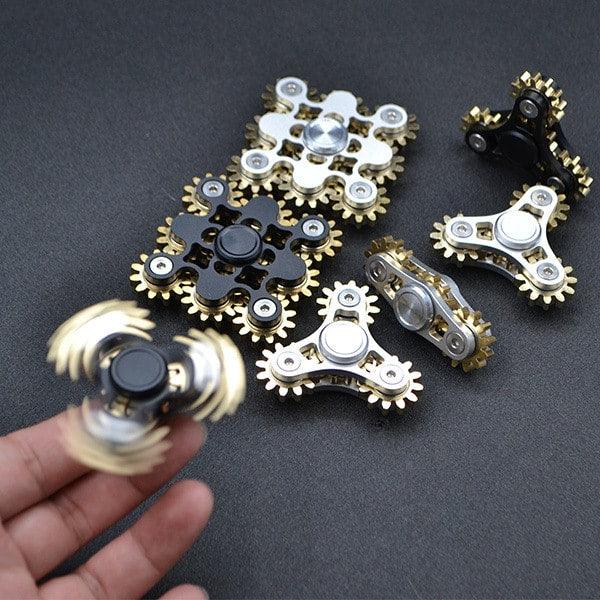 Steampunk Gears Metal Fingertip Spinner - Stylus Kids