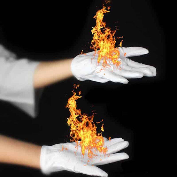 Black / White Magic Fire Gloves 2 Pairs Set - Stylus Kids