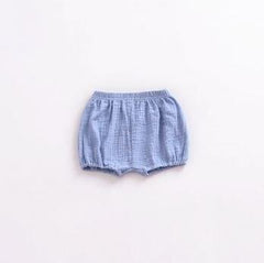 Girls' Loose Plain Shorts with Elastic Waist - Stylus Kids